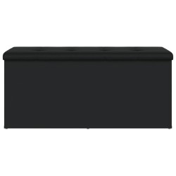 Banc de rangement noir 102x42x45 cm bois d'ingénierie 550763550763