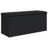 Banc de rangement noir 102x42x45 cm bois d'ingénierie 550763550763