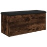 Banc de rangement chêne fumé 102x42x45 cm bois d'ingénierie 550766550766