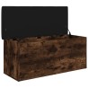 Banc de rangement chêne fumé 102x42x45 cm bois d'ingénierie 550766550766