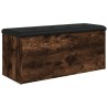 Banc de rangement chêne fumé 102x42x45 cm bois d'ingénierie 550766550766