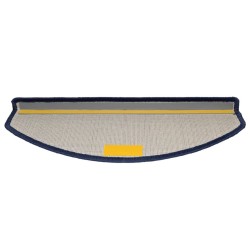 Tapis d'escalier 10 pièces 65 x 24 x 4 cm Bleu Demi-rond Grand 550773550773