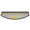 Tapis d'escalier 10 pièces 65 x 24 x 4 cm Bleu Demi-rond Grand 550773550773