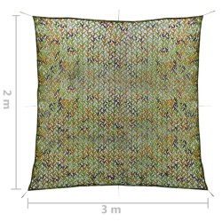 Filet de camouflage avec sac de rangement 2x3 m Vert 550796550796