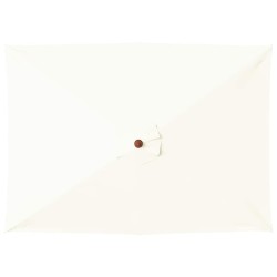 Parasol d'extérieur avec mât en bois 150x200 cm Sable 550800550800