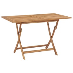 Table pliable de jardin 120x70x75 cm Bois de teck solide 550808550808
