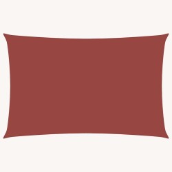   Voile de parasol tissu oxford rectangulaire 5x8 m terre cuite 550867550867