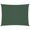 Voile de parasol tissu oxford rectangulaire 4x6 m vert foncé 550882550882