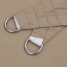Voile de parasol tissu oxford triangulaire 3,5x3,5x4,9 m taupe 550897550897