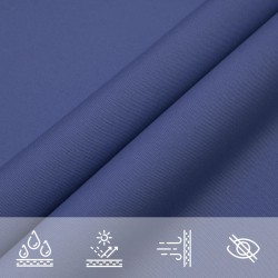 Voile de parasol tissu oxford rectangulaire 4x7 m bleu 550938550938