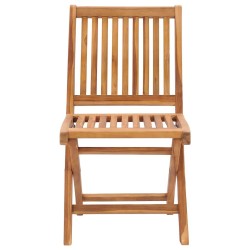 Chaises de jardin lot de 2 et coussins beige Bois teck massif 550940550940
