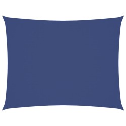 Voile de parasol tissu oxford rectangulaire 5x6 m bleu 550941550941