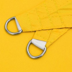 Voile de parasol tissu oxford carré 6x6 m jaune 550953550953