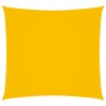 Voile de parasol tissu oxford carré 5x5 m jaune 550954550954