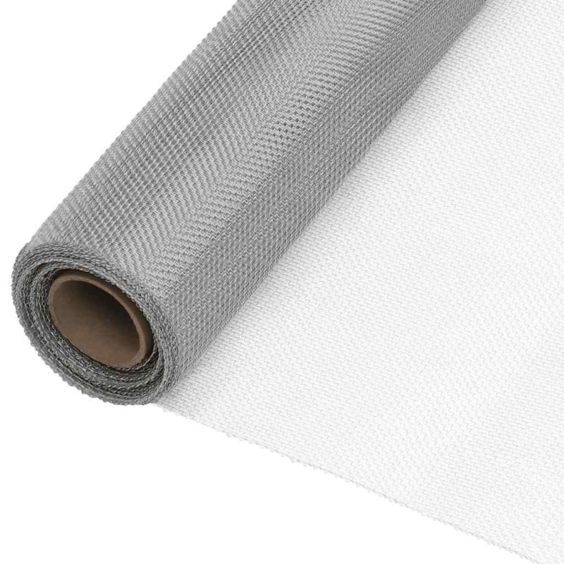Écran en treillis Acier inoxydable 60x1000 cm Argenté 550986550986