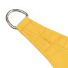 Voile de parasol Tissu Oxford trapèze 2/4x3 m Jaune 550990550990