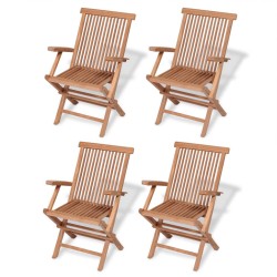 Ensemble à manger de jardin 5 pcs Bois de teck massif 550993550993