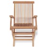 Ensemble à manger de jardin 5 pcs Bois de teck massif 550993550993