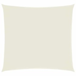 Voile de parasol tissu oxford carré 3x3 m crème 551021551021