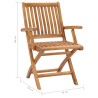 Chaises pliables de jardin lot de 4 Bois de teck solide 551074551074
