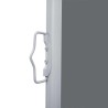 Auvent latéral double rétractable de patio 170x600cm Anthracite 551077551077