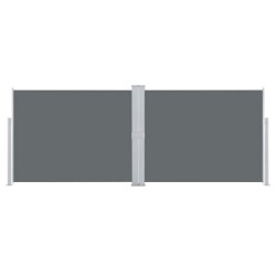 Auvent latéral rétractable Anthracite 140 x 1000 cm 551085551085