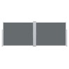 Auvent latéral rétractable Anthracite 140 x 1000 cm 551085551085