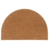 Tapis de porte naturel demi-rond 60x90cm fibre de coco touffeté 551122551122