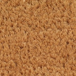 Tapis de porte naturel demi-rond 60x90cm fibre de coco touffeté 551122551122