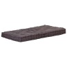 Coussin de plancher de palette Coton 120x80x10 cm Anthracite 551135551135