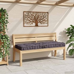 Coussin de plancher de palette Coton 120x80x10 cm Anthracite 551135551135