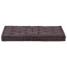 Coussin de plancher de palette Coton 120x80x10 cm Anthracite 551135551135