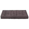 Coussin de plancher de palette Coton 120x80x10 cm Anthracite 551135551135