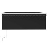 Auvent rétractable automatique avec store 3,5x2,5 m Anthracite   551137551137