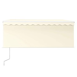 Auvent rétractable automatique avec store 3x2,5 m Crème 551142551142