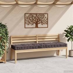 Coussin de plancher de palette Coton 120x40x7 cm Anthracite 551184551184