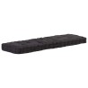 Coussin de plancher de palette Coton 120x40x7 cm Noir 551195551195