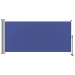 Auvent latéral rétractable de patio 120x300 cm Bleu 551214551214