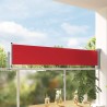 Auvent latéral rétractable de patio 60x300 cm Rouge 551220551220