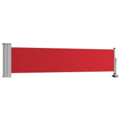 Auvent latéral rétractable de patio 60x300 cm Rouge 551220551220
