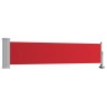 Auvent latéral rétractable de patio 60x300 cm Rouge 551220551220