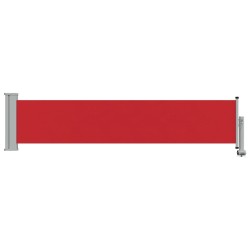 Auvent latéral rétractable de patio 60x300 cm Rouge 551220551220