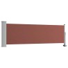 Auvent latéral rétractable de patio 80x300 cm Marron 551227551227