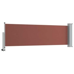Auvent latéral rétractable de patio 80x300 cm Marron 551227551227