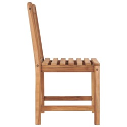 Chaises de jardin lot de 4 avec coussins Bois de teck massif 551240551240