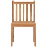 Chaises de jardin lot de 4 avec coussins Bois de teck massif 551255551255