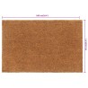 Tapis de porte naturel 65x100 cm fibre de coco touffeté 551270551270