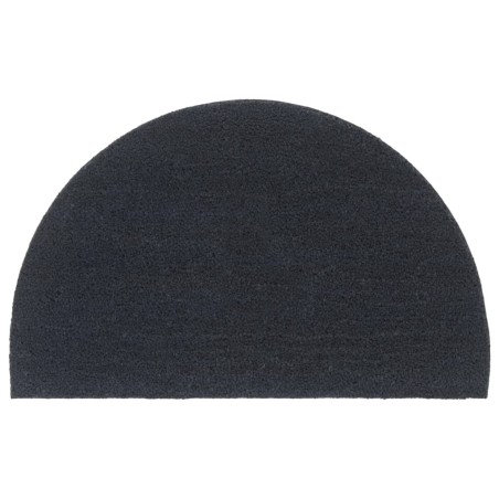 Tapis de porte gris foncé demi-rond 50x80 cm 551276551276