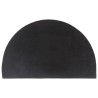 Tapis de porte gris foncé demi-rond 50x80 cm 551276551276