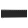 Auvent manuel rétractable avec store et LED 4x3 m Anthracite 551283551283